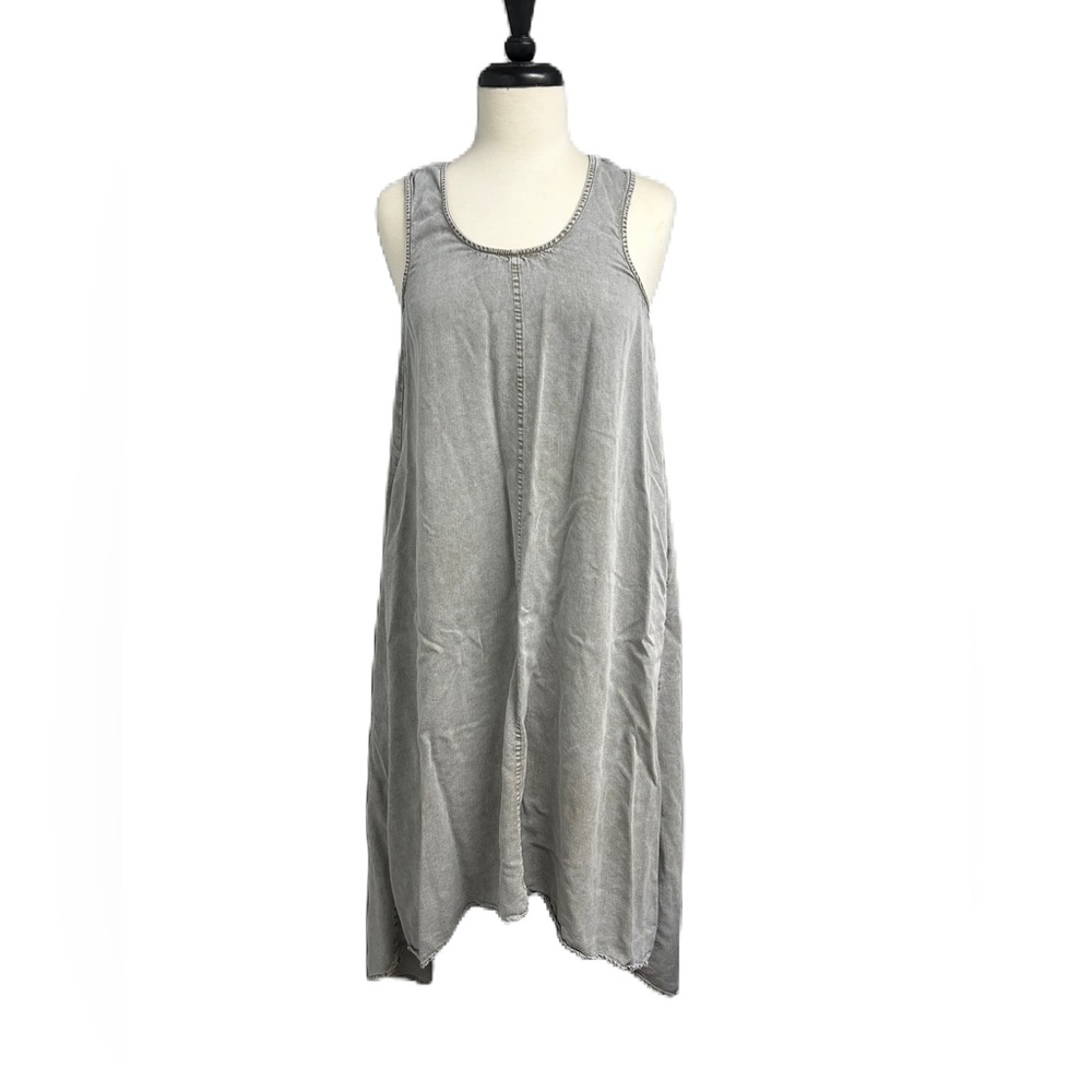 Thread & Supply Tank Dress Sz M Sierra Pockets Lagen Look Boho Beachy Minimalist